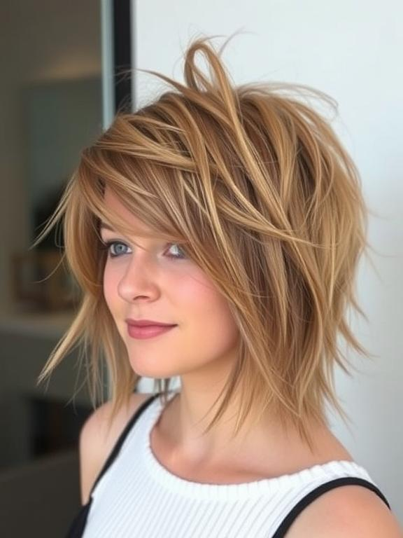 Feathered Shag Haircut