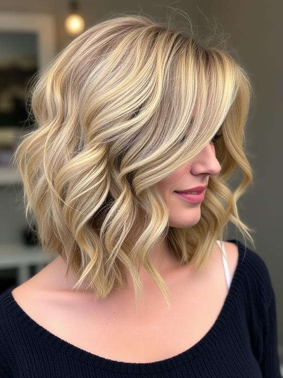 Wavy Shag Haircut