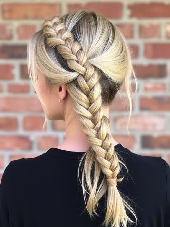 Side Braid Ponytail