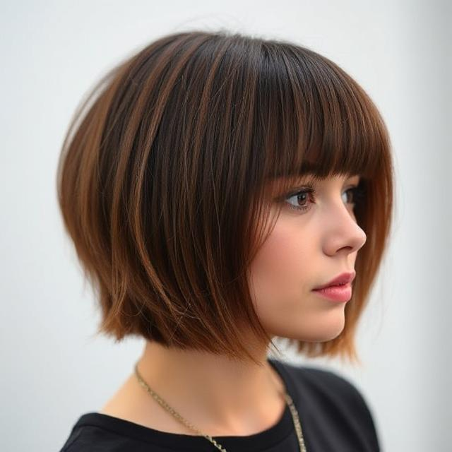 Choppy Lob Haircut