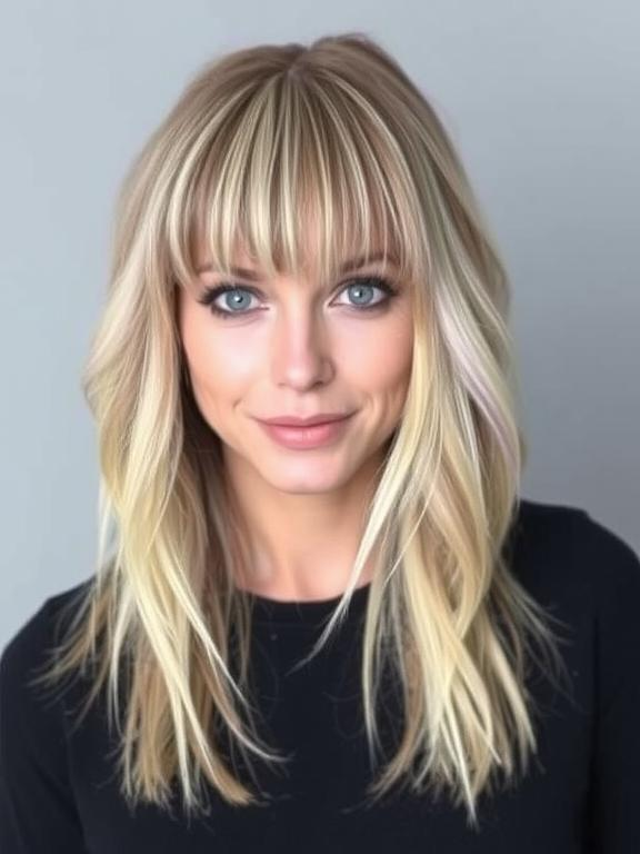 Shag Curtain Bangs