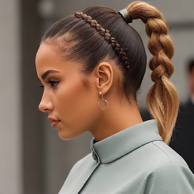 Bubble Ponytail Haircut